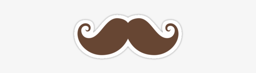 Brown Mustache" - - Moustache, transparent png download