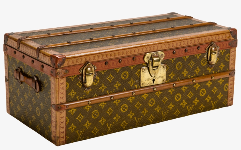 Objects - Early Louis Vuitton Trunk, transparent png download