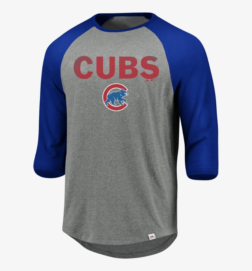 Picture Of Men's Mlb Chicago Cubs This Season Raglan - Shirt, transparent png download