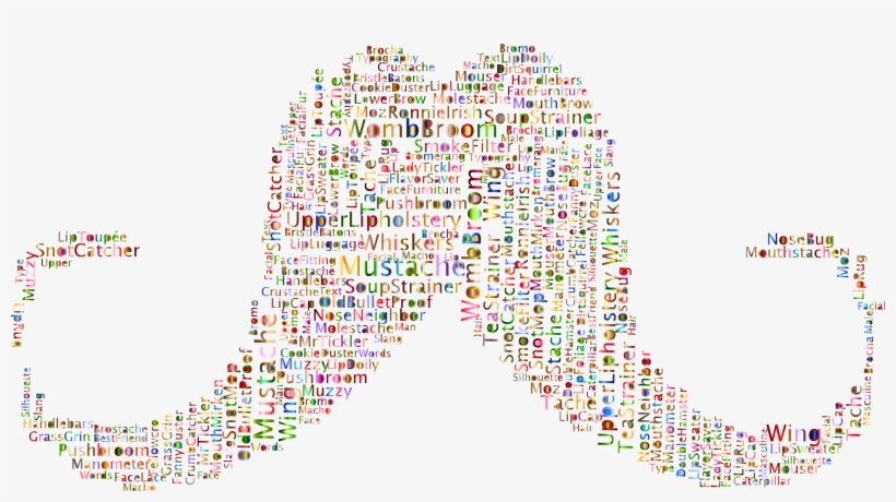 Moustache Mexican Mustache Transparent Background Source - Words With No Background, transparent png download