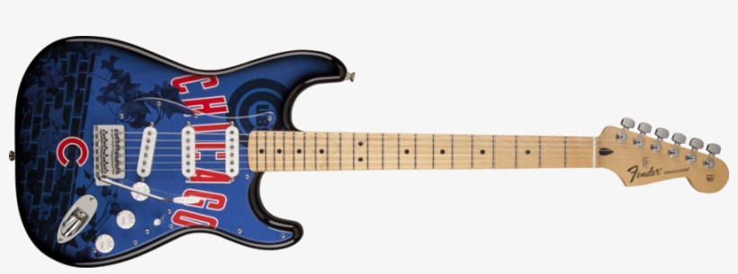 Fender Chicago Cubs Stratocaster - Fender American Stratocaster Hss Sunburst, transparent png download