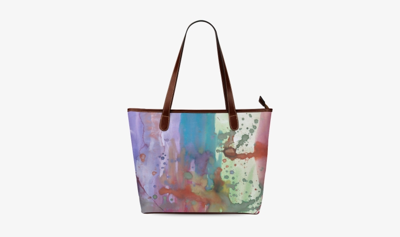 Watercolor Abstract Painting Shoulder Tote Bag - Tote Bag, transparent png download