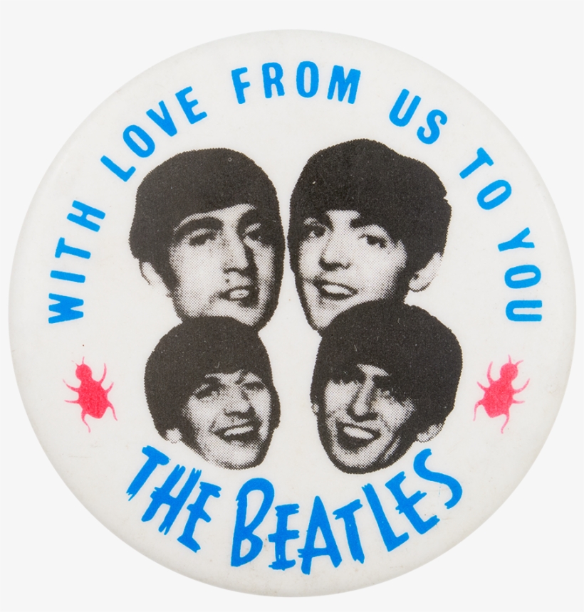 With Love From Us To You The Beatles - Beatles Badge Help, transparent png download