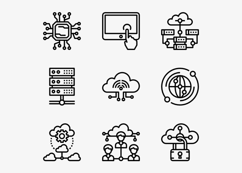 Cloud Technology - Travel Icon Transparent Background, transparent png download