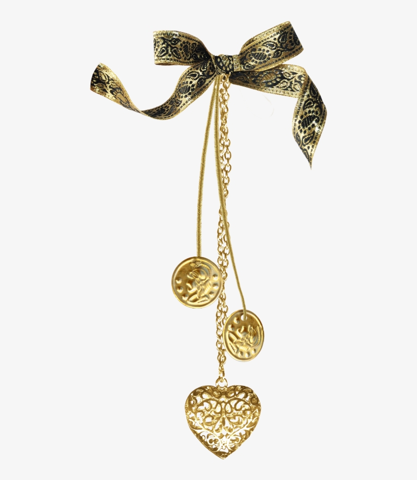 ลาย จี้ ทอง หัวใจ, transparent png download