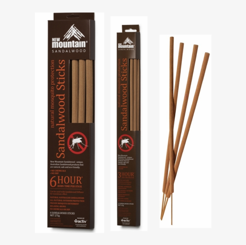 Anti-mozzie Sandalwood Sticks - Chocolate, transparent png download