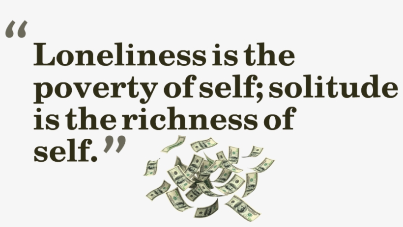 Alone Quotes Png Picture - Poster, transparent png download