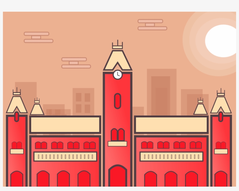 Architecture Illustration Animation Sketch App Flat - Illustration, transparent png download