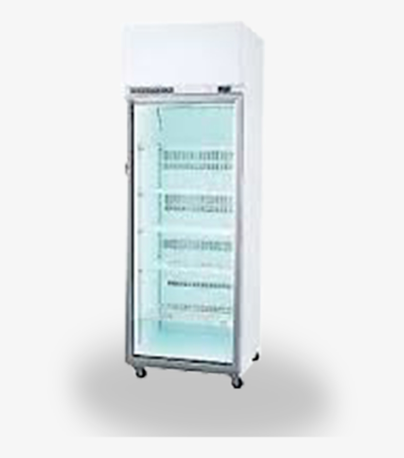 Single Door Glass Fridge - Display Case, transparent png download