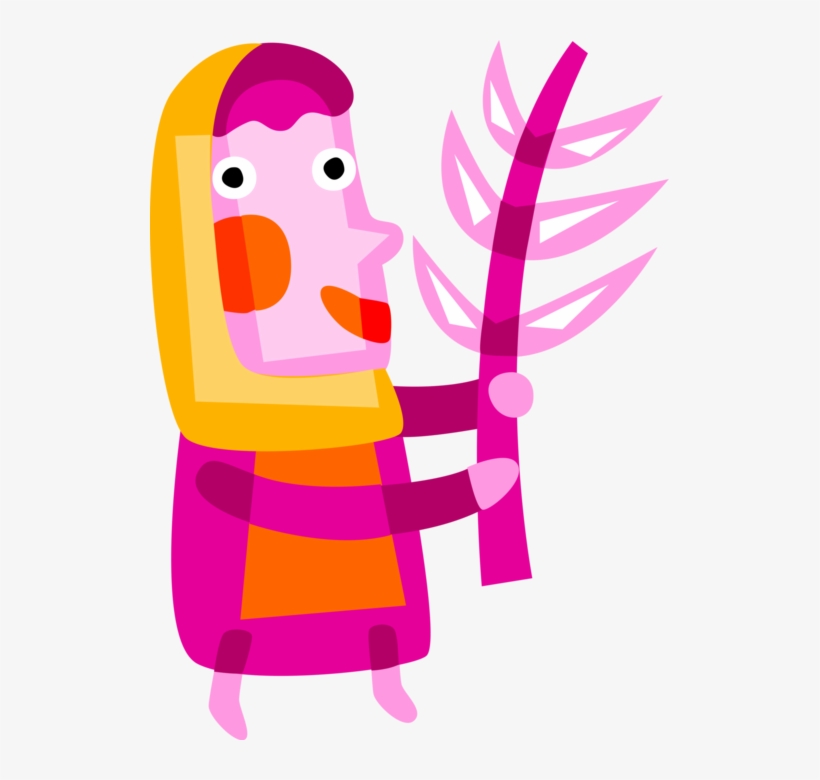 Vector Illustration Of Virgin Mary, Mother Of Jesus, transparent png download