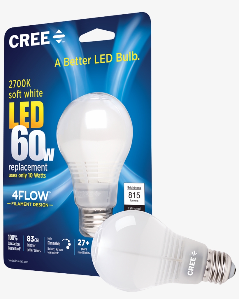 60 Watt Replacement Soft White - Compact Fluorescent Lamp, transparent png download