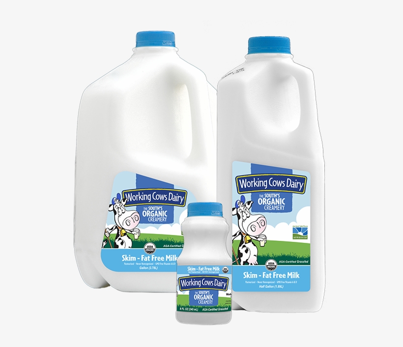 Organic Skim Milk, transparent png download
