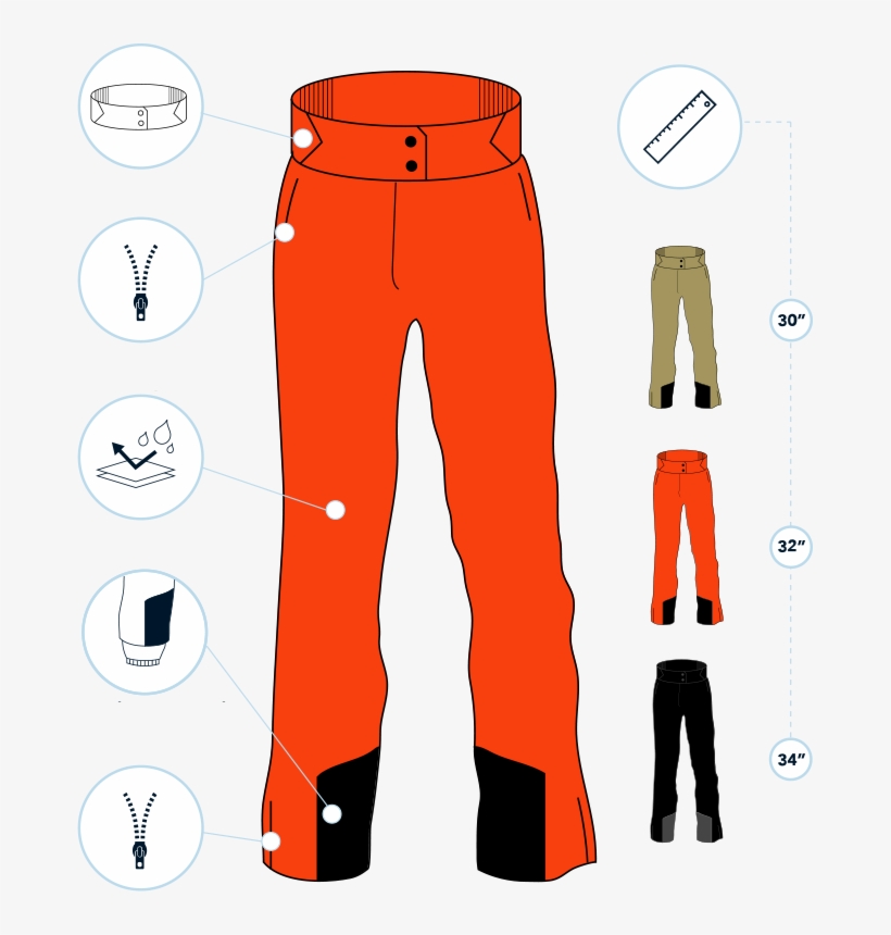 Women's Slope Pant - Pocket, transparent png download