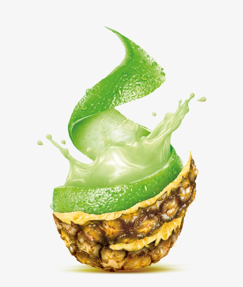 Soy Juice Mixed With Fruits, Packaging Design By Yellow - Drink Juice Splash Png, transparent png download