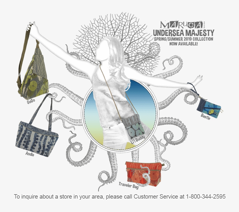 Maruca Textile Bags Are Usa Made - Illustration, transparent png download