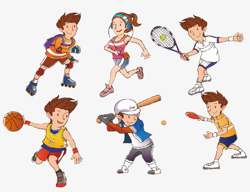 Cartoon Athlete Clip Art Athletes Transprent Png Ⓒ - Athletes Cartoon, transparent png download