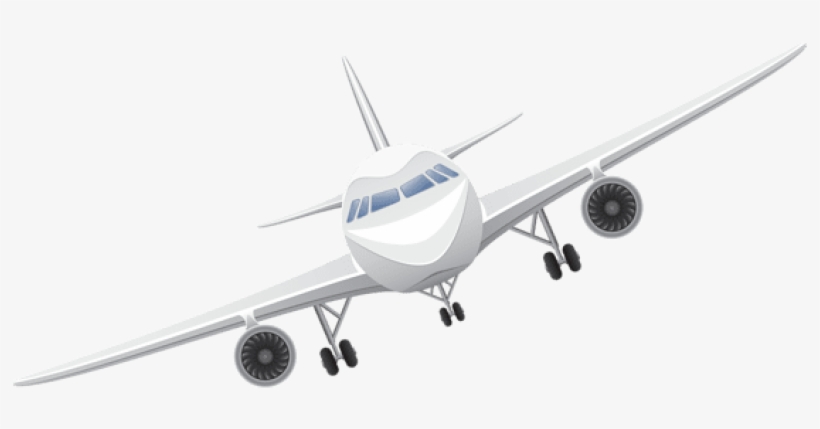 Free Png Download White Airplanevector Clipart Png - Airplane, transparent png download