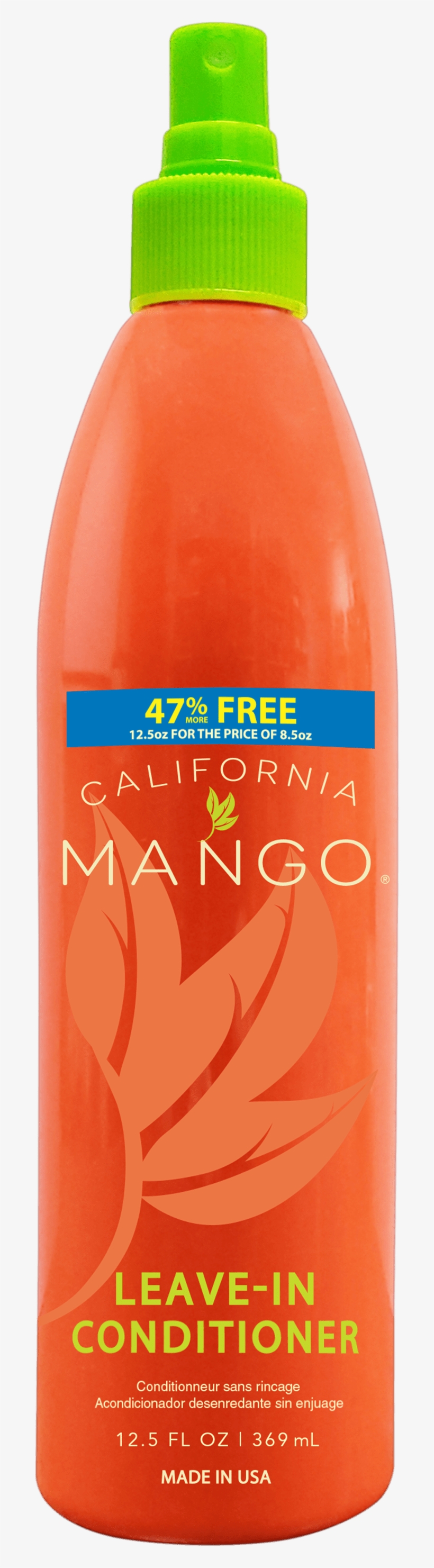 Leave-in Hair Conditioner - Plastic Bottle, transparent png download