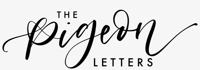 The Pigeon Letters Logo - Calligraphy, transparent png download
