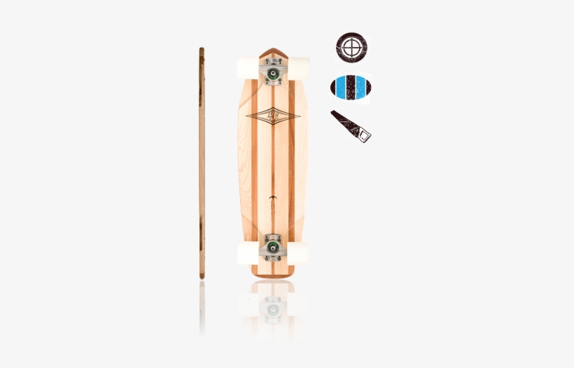 Lush Longboards Swift - Wood, transparent png download