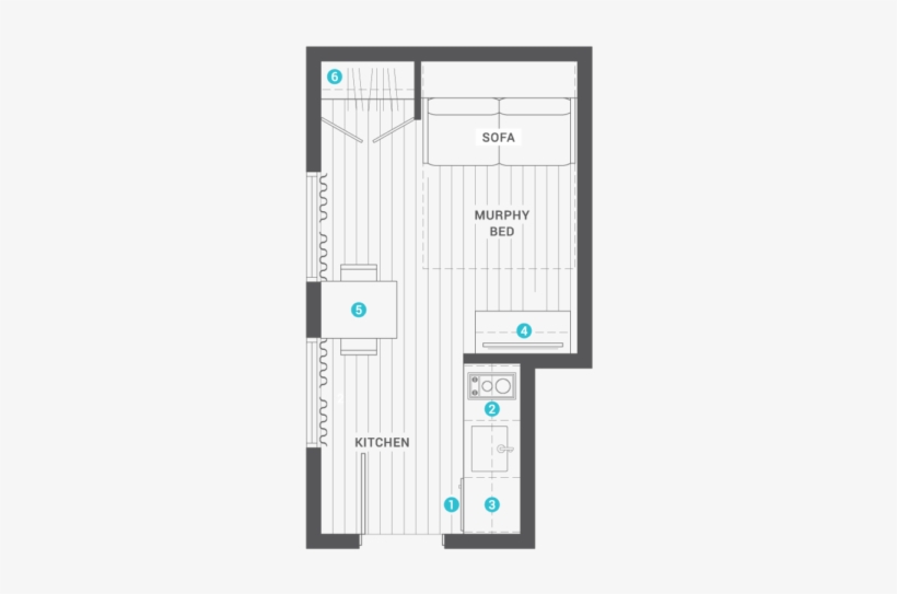 Tn Plan A - Floor Plan, transparent png download