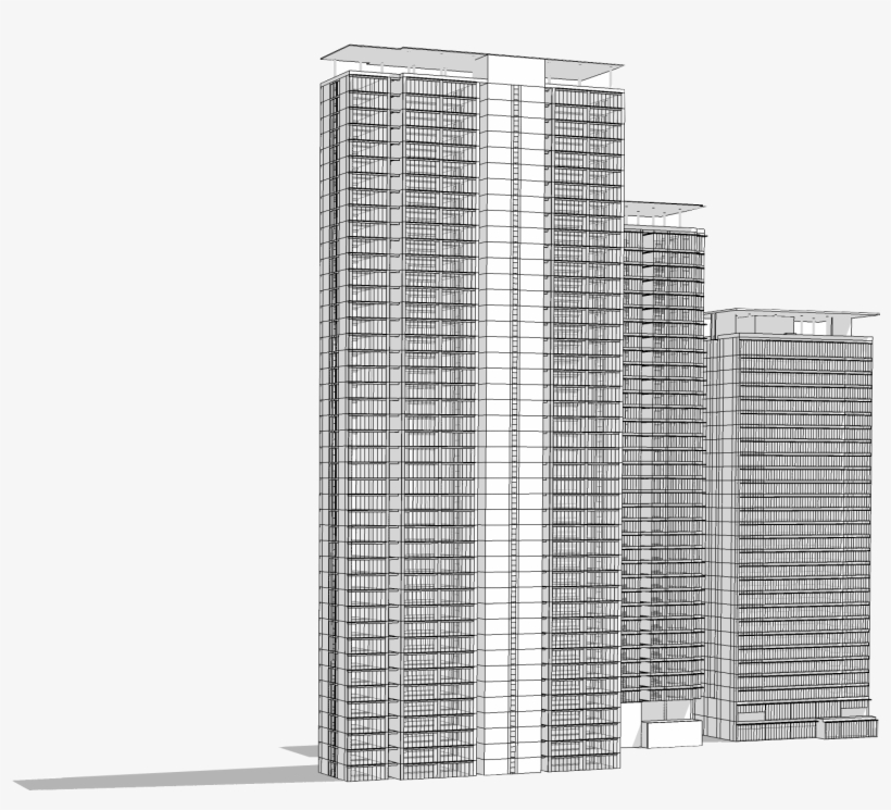 000 Sqm Of Residential Land - Tower Block, transparent png download