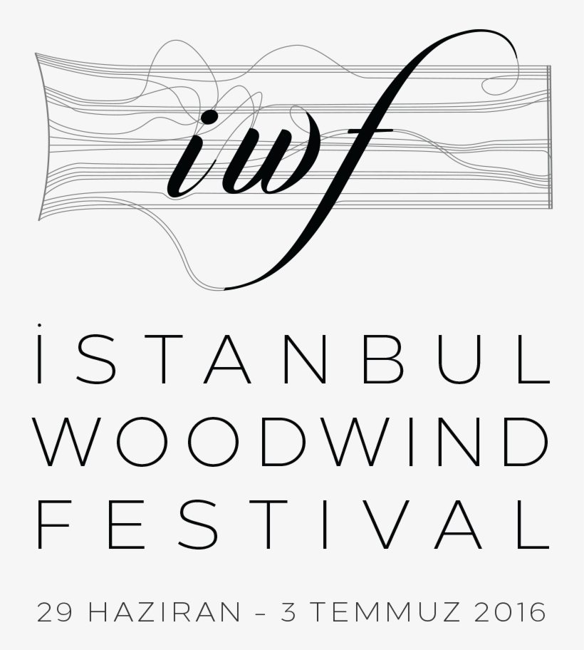 Istanbul Woodwind Festival 2016 Istanbul Woodwind Festival - Calligraphy, transparent png download