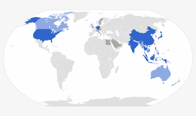 List Of China Airlines Destinations - Accenture Countries Of Operation, transparent png download