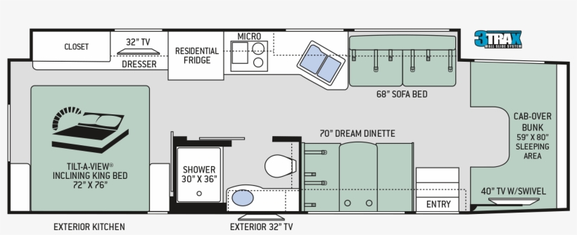 2019 Magnitude Sv34 Floor Plan - Floor Plan, transparent png download