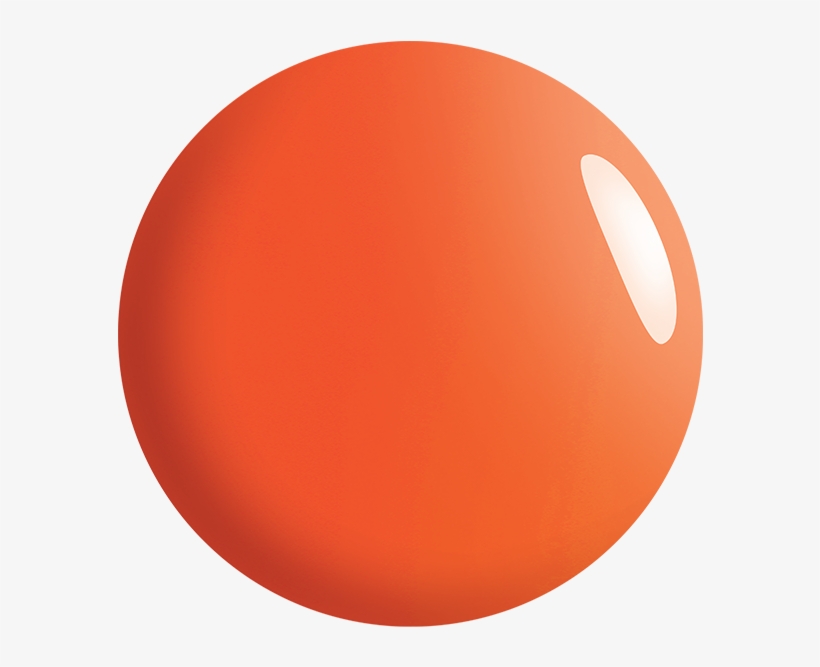 Sensationail Gel Nail Polish - Orange Nail Polish Drop, transparent png download