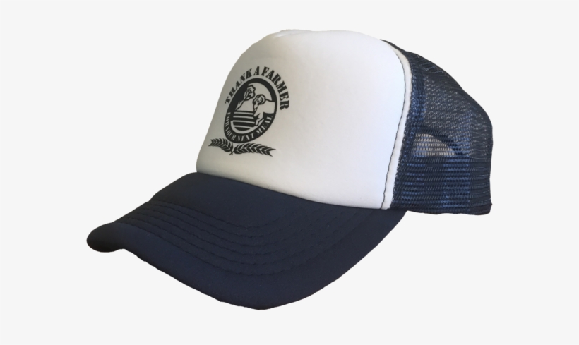 Navy & White - Thank A Farmer For Your Next Meal Cap, transparent png download