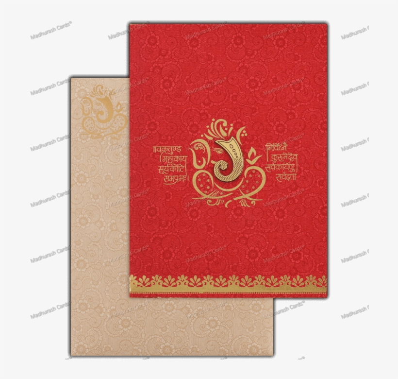 Hindu Wedding Cards - Motif, transparent png download