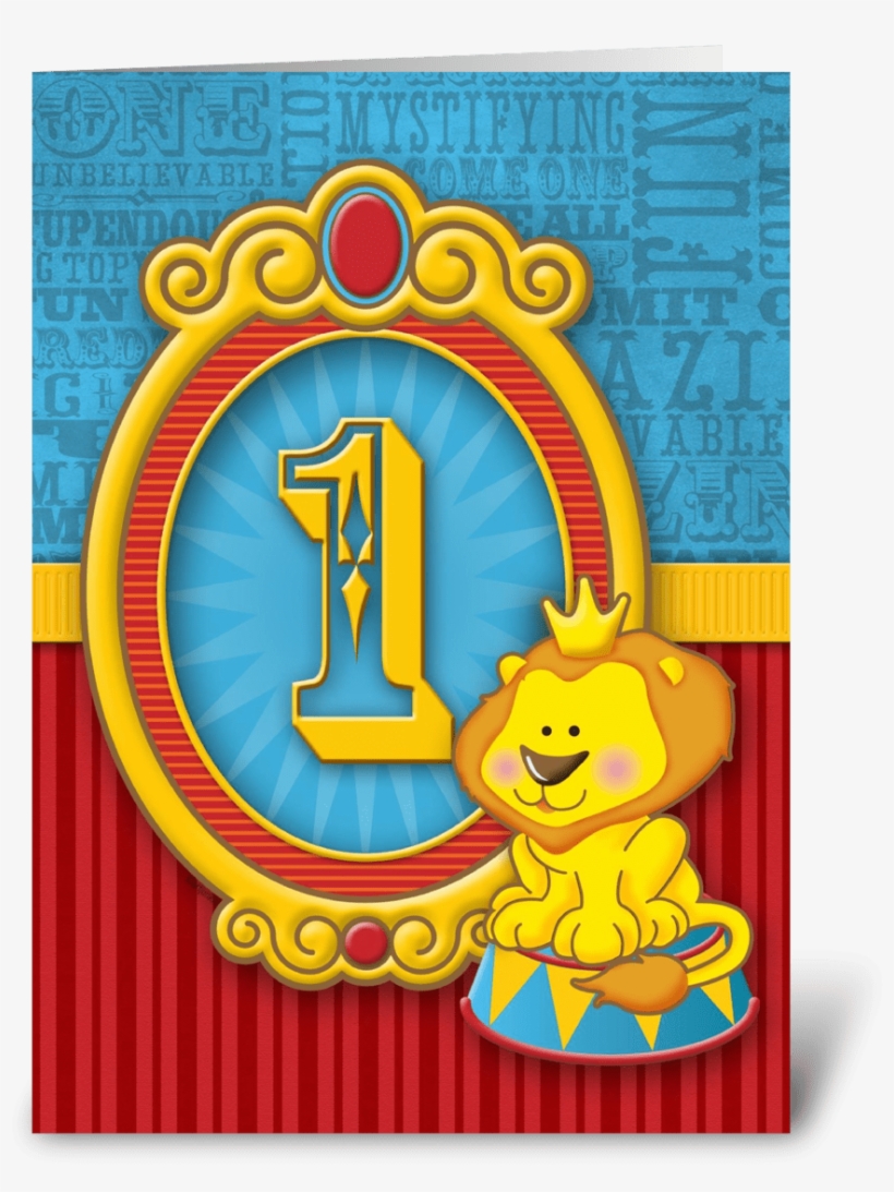Corbin's Circus 1st Birthday - Emblem, transparent png download