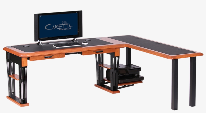 The Modern Urban L Shaped Right Luxury Computer Desk - 2 L Shaped Desks, transparent png download