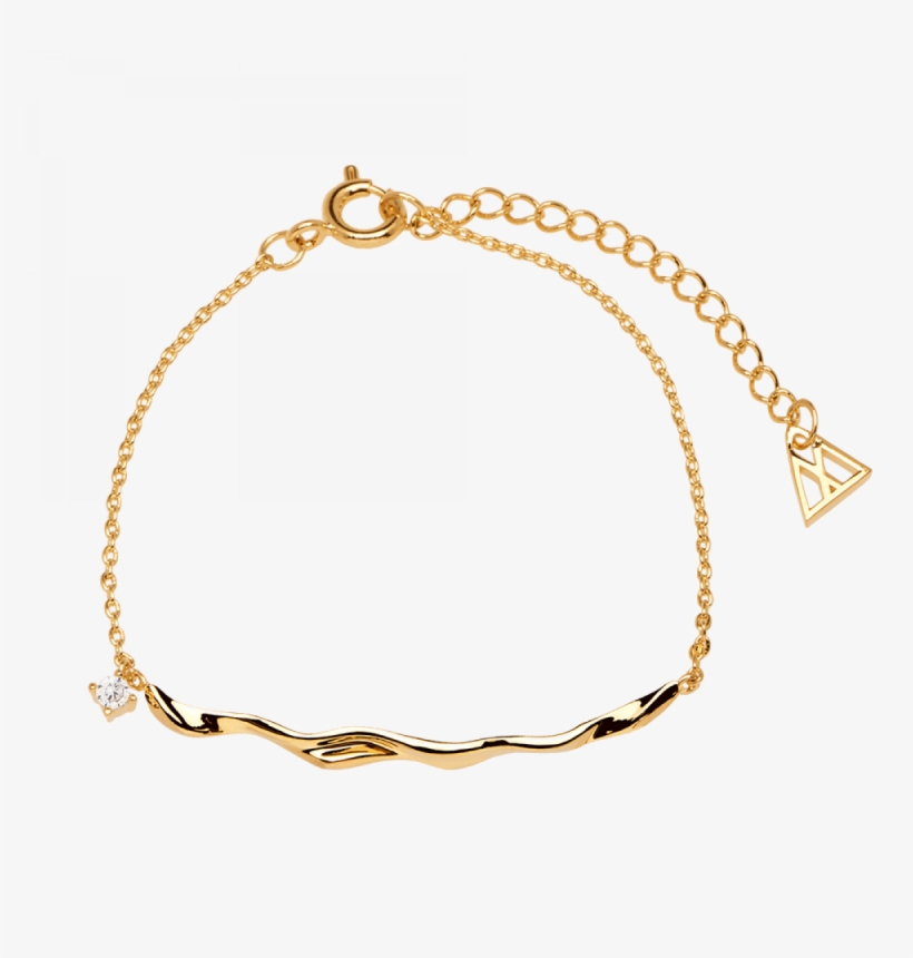 Woman Bracelet In Silver Or Gold Plated "haru" - Bracelet, transparent png download