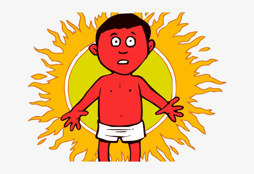 Sunshine Clipart Child - Sunburn Png, transparent png download