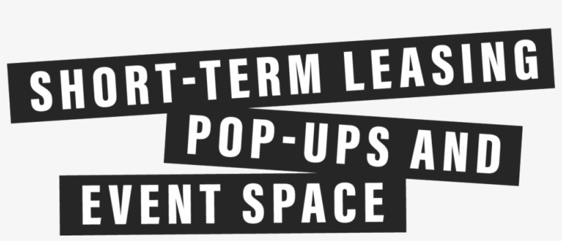 Header Short Term Lease Events Pop Up - Poster, transparent png download