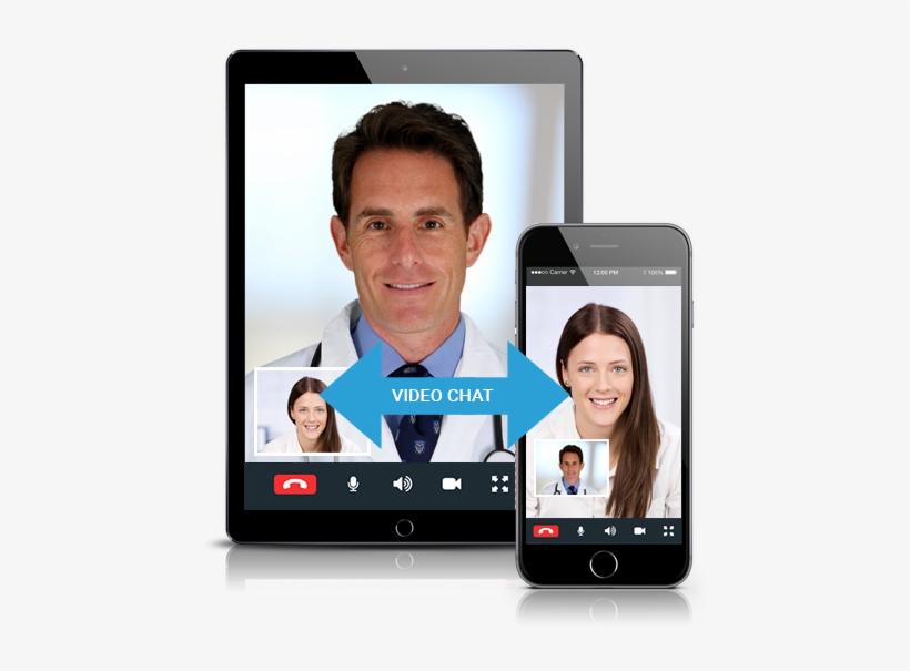 Video Chat Designed For Medical Cannabis Physicians - Video Chat Medical, transparent png download
