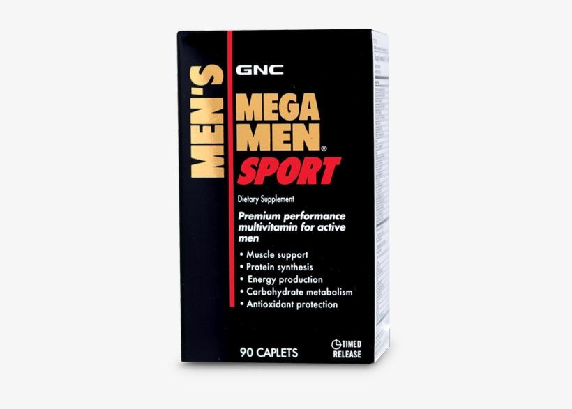 Gnc Mega Men Sport Timed Release - Gnc Mega Men Sport, transparent png download