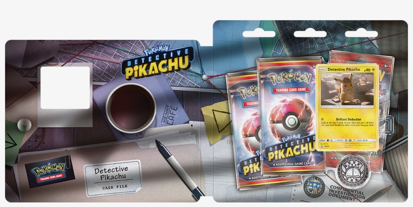 Detective Pikachu Case File - Pokémon Trading Card Game, transparent png download