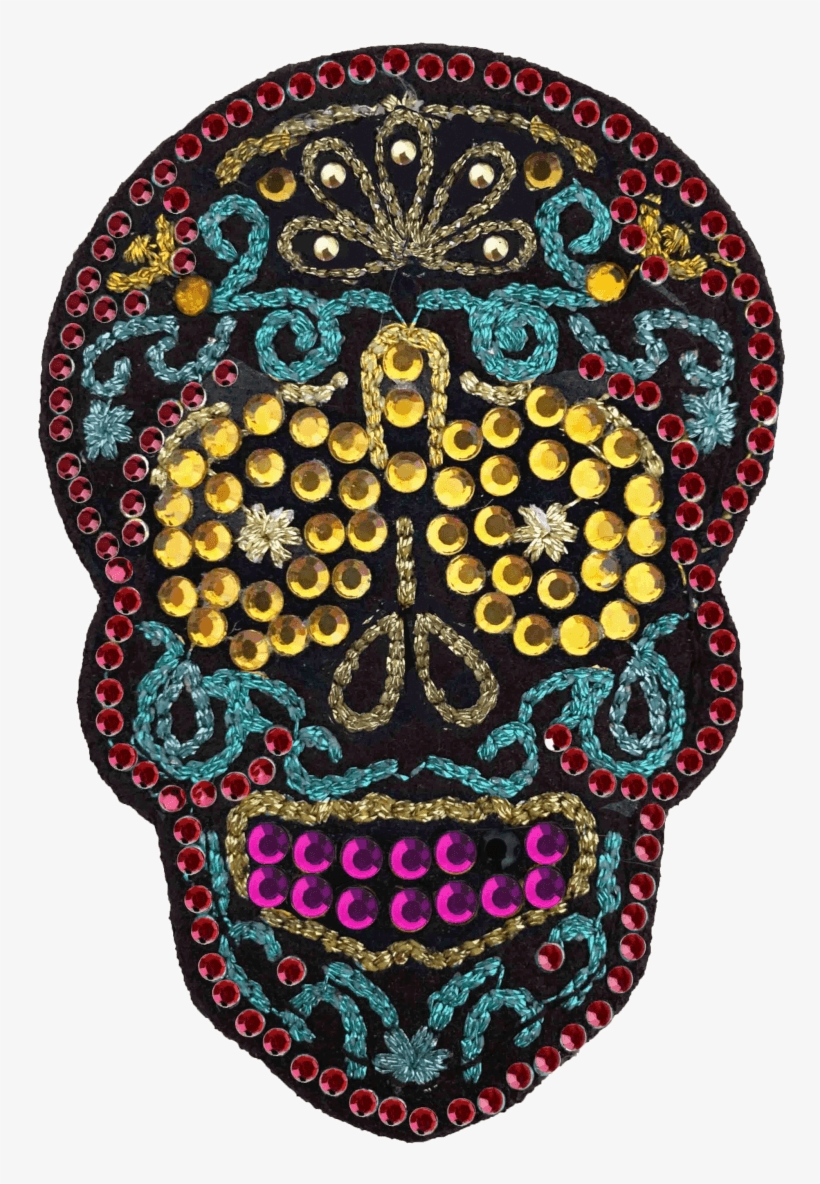 Skulls Transparent Day The Dead - Floral Design, transparent png download