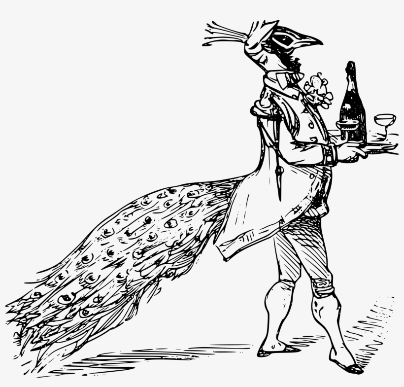 Big Image - Peacock Servant, transparent png download