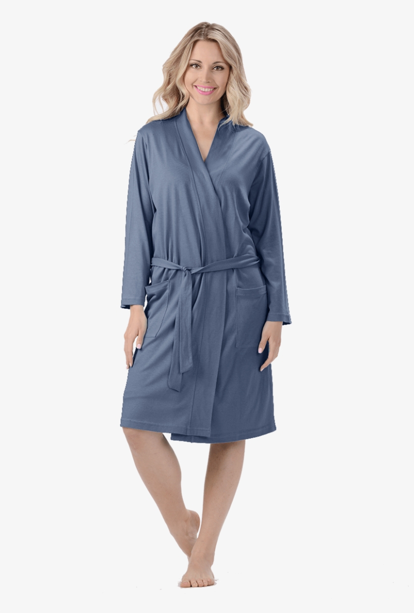 Women's Organic Bamboo Robe - Day Dress, transparent png download