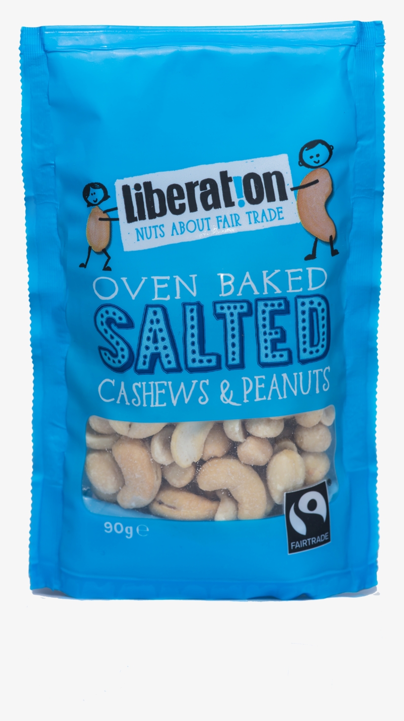 Liberation Oven Baked Salted Cashews & Peanuts - Cashew, transparent png download