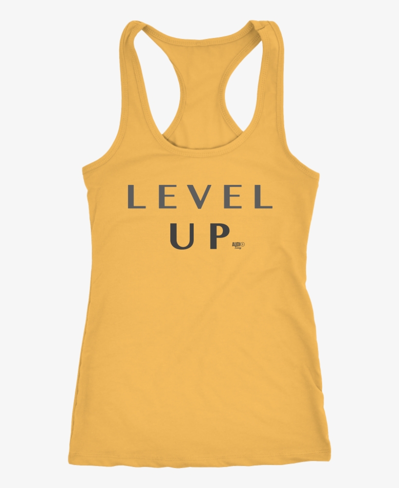 Level Up Ladies Racerback Tank Top - Shirt, transparent png download