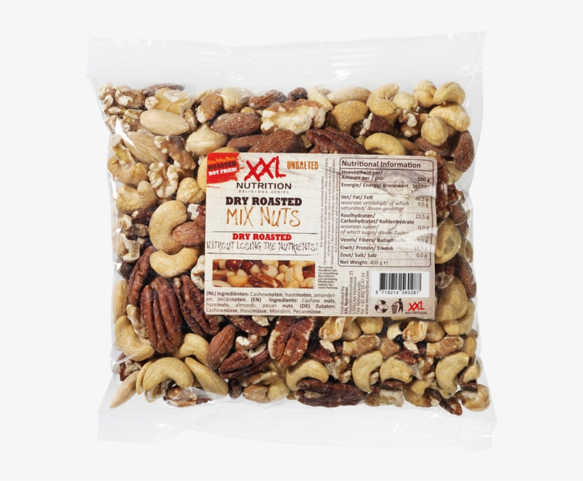 Dry Roasted Mixed Nuts Xxl Nutrition - Xxl Nutrition, transparent png download