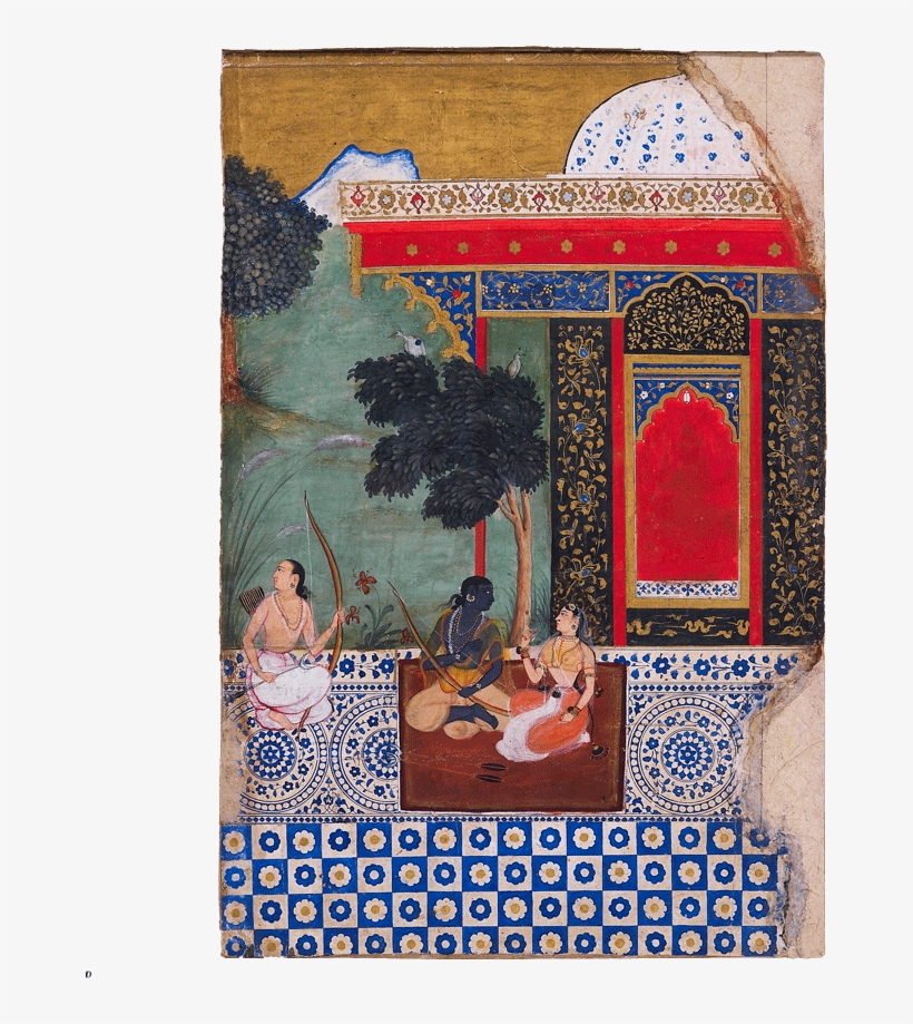 Rama's Forest Dwelling In Panchavati - Painting, transparent png download