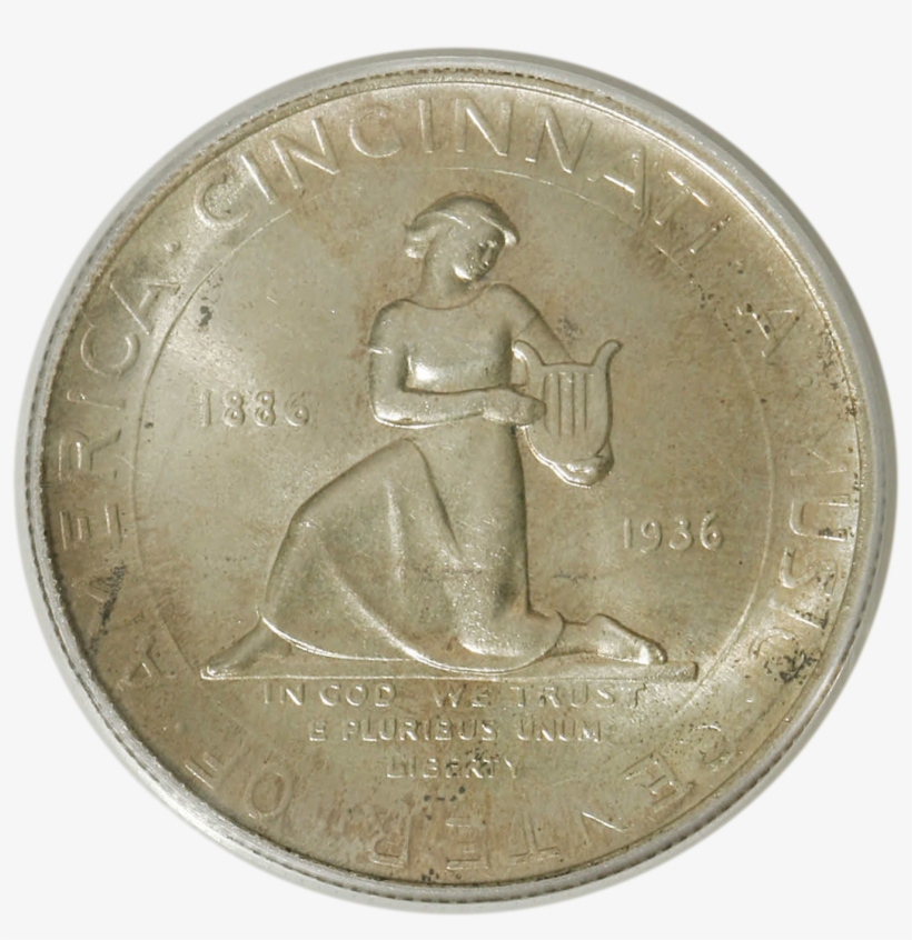 1936 50c Cincinnati - Moneda De Venezuela 1876, transparent png download