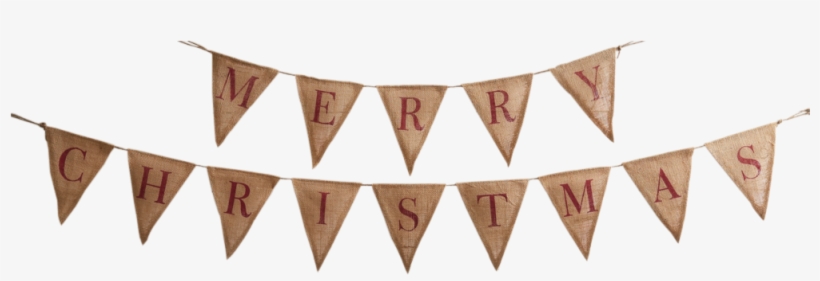Merry Christmas Burlap Banner - Birthday Wishes With Sweet Memories, transparent png download