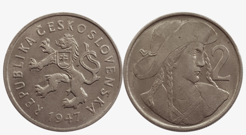 2 Koruny Csk - Mary Groat, transparent png download